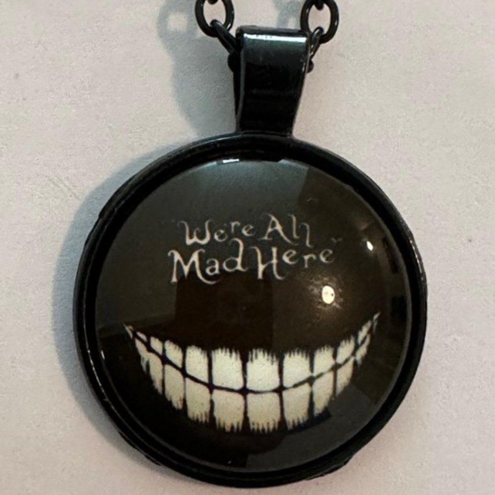 cheshire cat necklace